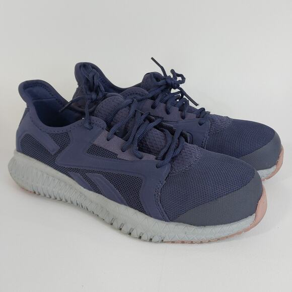 Reebok Womens Flexagon 3.0 Blue Safety‎ Shoes Size 10M - Picture 1 of 5